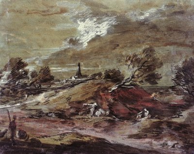 Landscape: Storm Effect by Thomas Gainsborough